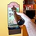 Lily’s Home Vintage Humorous Beer Bottle Opener With Cap Catcher, Father’s Day Gift