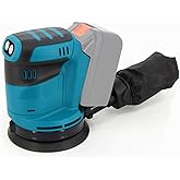 Random Orbit Sander, 5'' Cordless Orbital Sander, Brushless Palm Sander Fit for Makita 18V Battery & Others, 6 Speed Max. 240