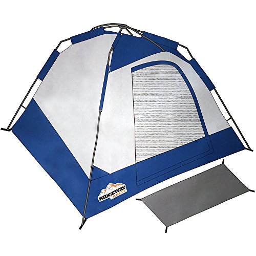Ridgeway by Kelty 45 Person Tent W/Integrated Fly (Blue) Camping
