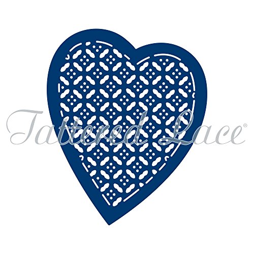 Tattered Lace Love Heart Lattice Cutting Dies D366