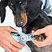 C&A Pets Dog Nail Clippers and Trimmer with Guard to Prevent Over Cutting and Lock Switch for Protection Including a Hidden Nail File