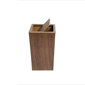 Amazon Com Jiji Trash Can Wood Trash Can Small Decorative