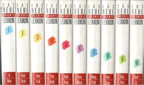 Das Neue Duden Lexikon In 10 Banden Band 1 10 A Z Amazon De Meyers Lexikon Redaktion Bucher