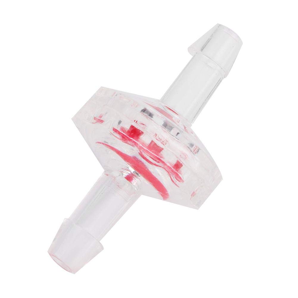 Aquarium Check Valve, 10pcs One-Way Air Pump Non-Return Valve with Airline Tubing Standard Accessories for Fish Tank 5mm for Freshwater Saltwater Tanks, Aquariu