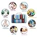Large Picnic Blanket Waterproof Padded, Camping Mat Striped Ground Sheet for Beach Hiking Grass Travel Outdoor Blanket