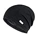 OMECHY Winter Knit Slouchy Beanie Hat Unisex Daily Warm Ski Skull Cap 4 Colors