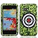 LG Enact VS890 case, Luckiefind Designer Hard Case Cover, Stylus pen Bundle Accessory (Green Camo)