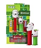 Exclusive Target Dog Bull Terrier Gift Card Bullseye Santa & Elf Pez 2 Pack, Zero Dollar Balance by Pez Candy
