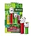Exclusive Target Dog Bull Terrier Gift Card Bullseye Santa & Elf Pez 2 Pack, Zero Dollar Balance by Pez Candy