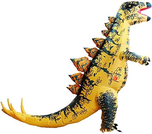 HUAYUARTS Dinosaur Inflatable Costume Stegosaurus Blow up Costume Fancy Dress Christmas Game Cosplay Gift for Men