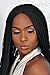 WOW BRAIDS Braided Wigs, Micro Million Braid Wig - Color 1 - 22 Inches. Synthetic Hand Braided Wigs for Black Women.