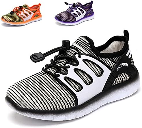 Kids Shoes YiuKhmer Boys Girls Tennis Sneakers Lace-up Casual Shoes (Toddler/Little Kid) (3M US Little Kid, Black)