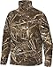 Drake Waterfowl MST Camo Camp Fleece 1/4 Zip Realtree Max-5 Medium