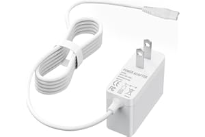 OATXTORPOR Charger Compatible with Philips Epilator Wet & Dry Series 8000 BRE700/04 BRE720/14 BRE740/14 Shaver and Trimmer for Women Replacement Power Adapter 15V Charging Cord Cable White