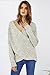 CUPSHE Fashion Women Front Cross Plunging Sweater
