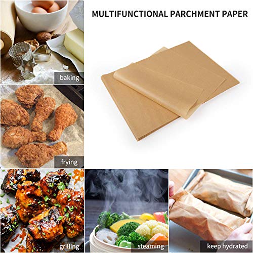 120 x Parchment Paper Sheets - No Curl, No Tear, No Burn Baking Paper (16 x 12 inch) – Precut Parchment Paper For Baking – No Chemical Unbleached Parchment Paper – Cookie Paper Baking Sheets