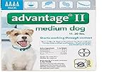 Advantage II for Dogs (11 to 20 lbs- 4 Pack)