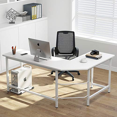 Tribesigns Modern L Shaped Desk Corner Computer Office Desk Pc