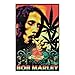 Bob Marley One Love Reggae Blacklight Poster New 1872 Blacklight Poster Print, 22x34