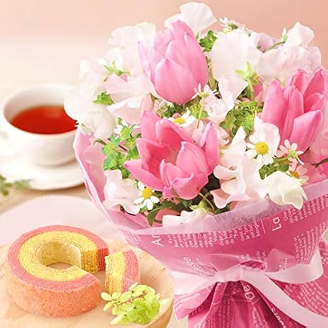Amazon おまかせ 季節の花束アレンジメント 花とスイーツセット 誕生日 プレゼント お祝い Lサイズ 2月 チューリップ 花束 オンライン通販 Amazon おまかせ 季節の花束アレンジメント 花とスイーツセット 誕生日 プレゼント お祝い Lサイズ 2月 チューリップ 花束 オンライン通販