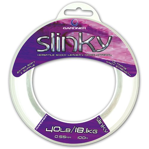 Gardner Tackle Slinky 60Lb (27Kg) Clear