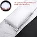Ohuhu Double Sleeping Bag 2 Pillows A Carrying Bag, Waterproof Lightweight 2 Person Sleeping Adult Bag Camping, Backpacking, Hiking