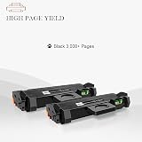 ASEKER 2pk Compatible B215 B205 Toner Cartridge 106R04347 Black 3000 Pages view 3