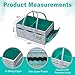 Homey Grips Baby Diaper Caddy Organizer – Newborn Portable Nursery Storage Basket Organizer for New Parents, Best Baby Shower, Essential Car Travel Baby Diaper Caddy (Turquoise)