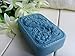 Beautiful Rectangular Lucky Peacock Silicone Mold for Soap Art Craft Making