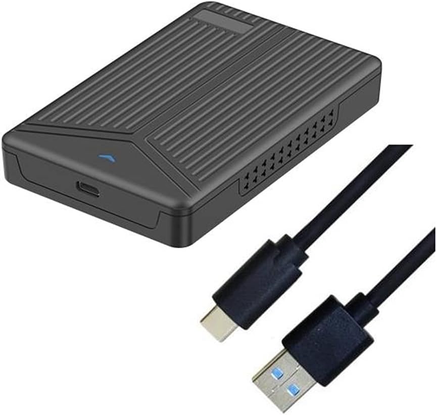 Ghulumn USB 3.1 Mobile Case 2.5 Inch SATA SSD HDD Enclosure Box 15mm Support