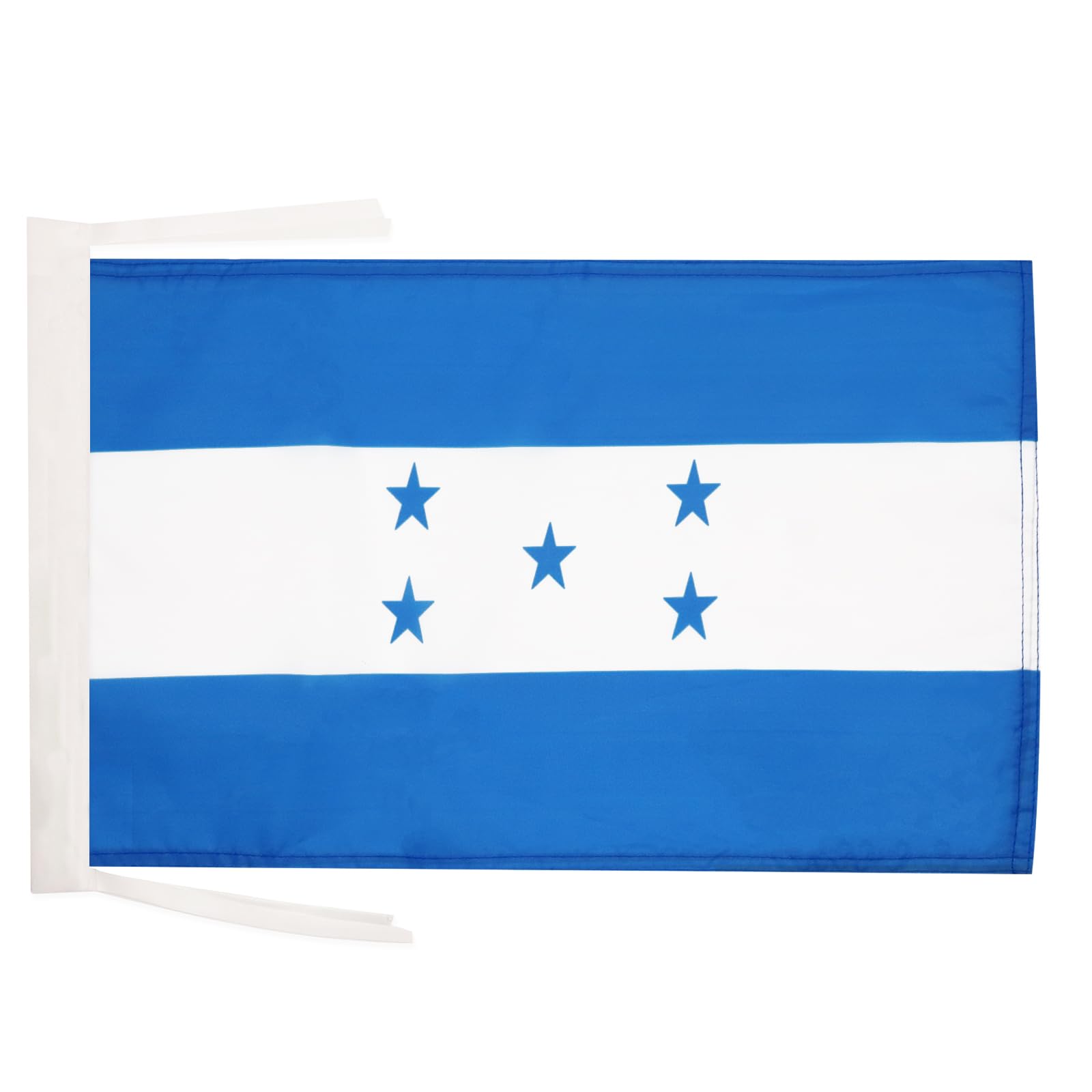 AZ FLAG - Honduras Flag - 18'' x 12'' - 100% Polyester Honduran Small Banner with Two Cords - Fade Resistant - Vivid Colors - 18x12 in - 45x30 Cm — image 1