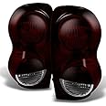 AKKON - For Dodge Durango Rear Dark Red Tail Lights Driver Left + Passenger Right Side Replacement Pair Set