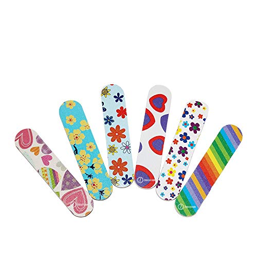 ZMOI TM (1 DOZEN) Colorful Girly Mini Emery Board Nail Files - Thumbnail 5
