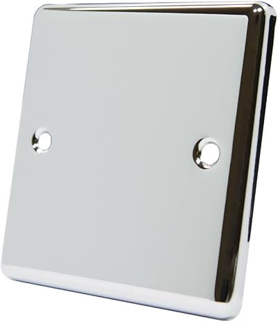 Alliance Electrical AET CPC1GBP Polished Chrome 1-Gang Blank Plate