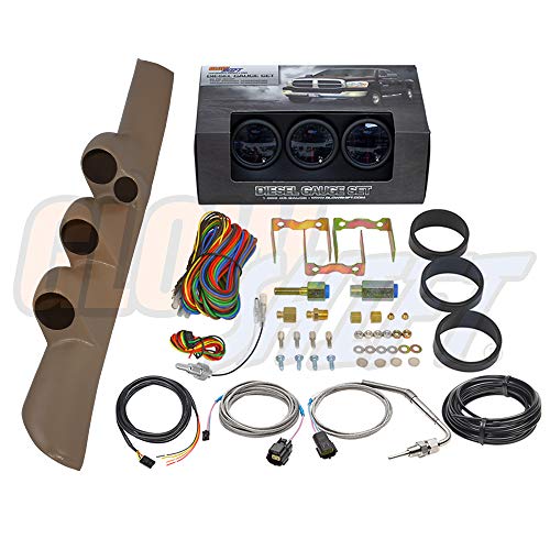 Buy GlowShift Diesel Gauge Package for 19982002 Dodge Ram Cummins 1500