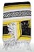 Del Mex Classic Mexican Blanket Vintage Style (Yellow)