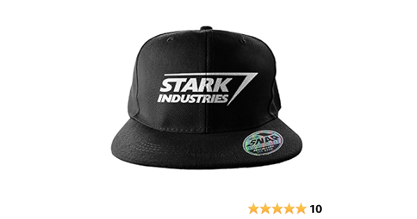 Officially Licensed Stark Industries Logo Adjustable Size Snapback Cap Black At Amazon Men S Clothing Store