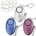FansArriche 3 PACK Personal Alarm Keychain with Flashlight Personal Protection Devices for Women, Girls,Kids and Elderly