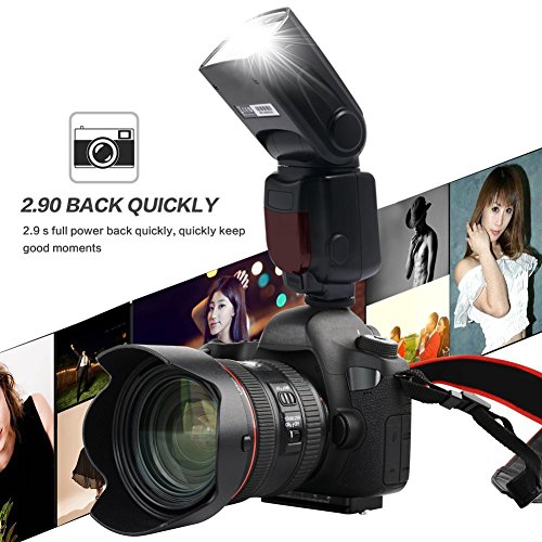 Venidice VD-930 Manual Professional Universal speedlite for Canon Nikon Panasonic Olympus Fujifilm Pentax and Other DSLR Digital SLR Film Cameras With Standard Hot Shoe … - Thumbnail 5