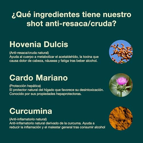 SeizAM Shot Preventivo para la Resaca, Sabor Mango, 100mL (10pack)