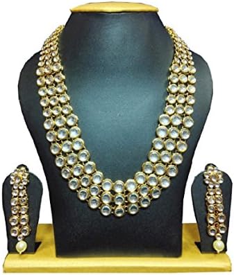 Exclusive Bollywood Anushka Sharma Inspired Kundan Indian Wedding Wear Women Necklace Set
