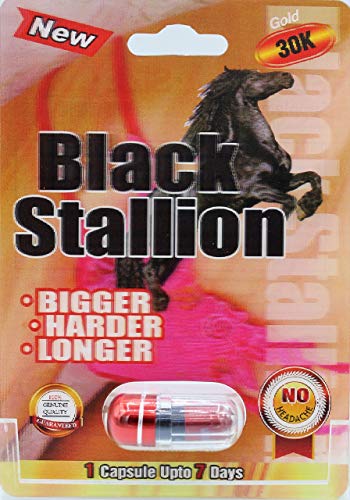 BLACK STALLION 12000 ALL NATURAL MALE ENHANCEMENT PILLS (3)