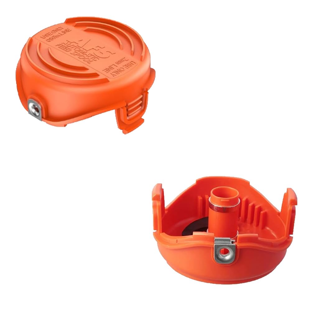 XINTONG 2 PCS Trimmer Spool Cover Cap,Trimmer Spool Cover Caps,Compatible with Black & Decker GH3000 GL 680 GL8033 GL9035,Replaceable Twin Line Cutting Head Covers