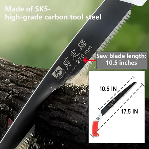 Medium Length japanese pull saw with Super Sharp Teeth,Thickened SK5 Steel,for Home photo 11