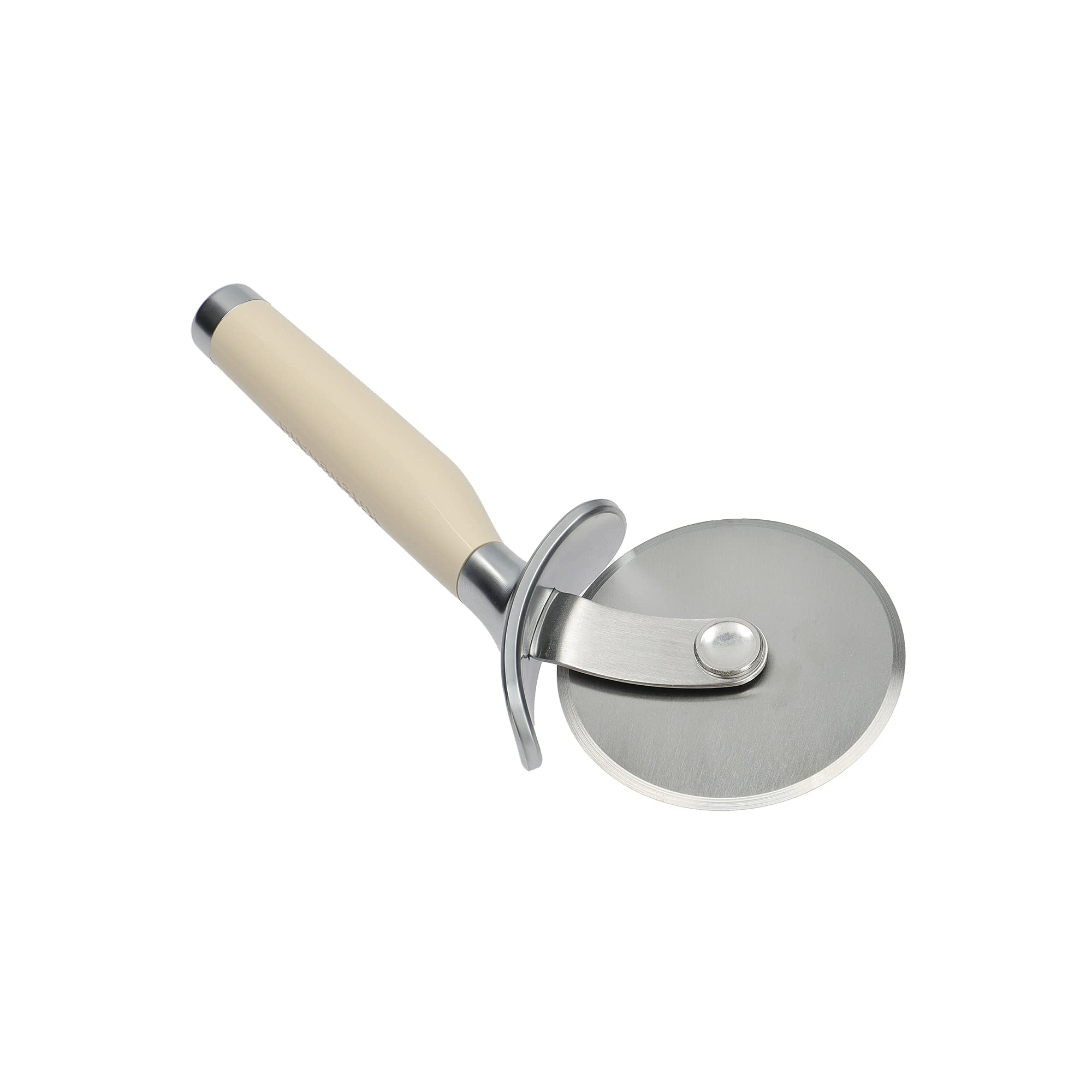 KitchenAid Stainless Steel Pizza Cutter - Almond Cream