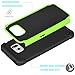 Tekcoo for Galaxy S6 Case, [Tmajor Series] [Green/Black] Shock Absorbing Hybrid Rubber Plastic Impact Defender Rugged Slim Hard Case Cover Shell for Samsung Galaxy S6 S VI G9200 GS6 All Carriers