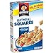 Quaker Squares Crunchy Oatmeal Cereal with a Hint of Brown Sugar, 21 Ounce