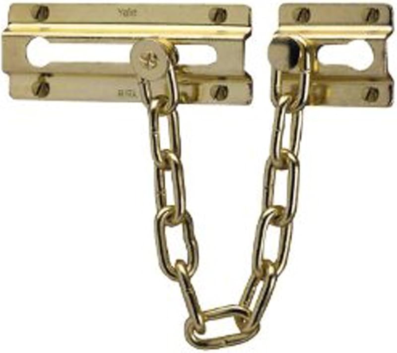 Yale P1037-EB Door Chain Brass Finish