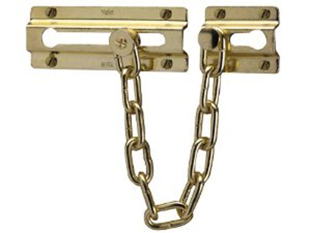 Yale Locks P1037-EB Door Chain - Brass Finish