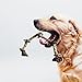 Teemo Large Dog Rope Toy - For Medium to Large Breeds and Big Puppies - 5 Thick Knots -Environment Friendly and Washable Cotton- Best for Tug-of-War or Fetch - Indoor or Outdoor Play - Dental Health